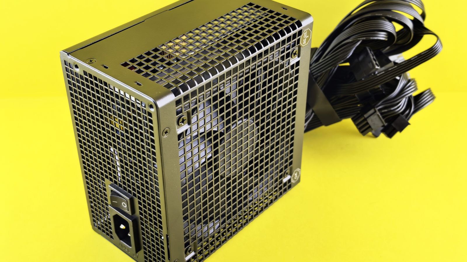 Power supply unit installed inside a desktop computer case