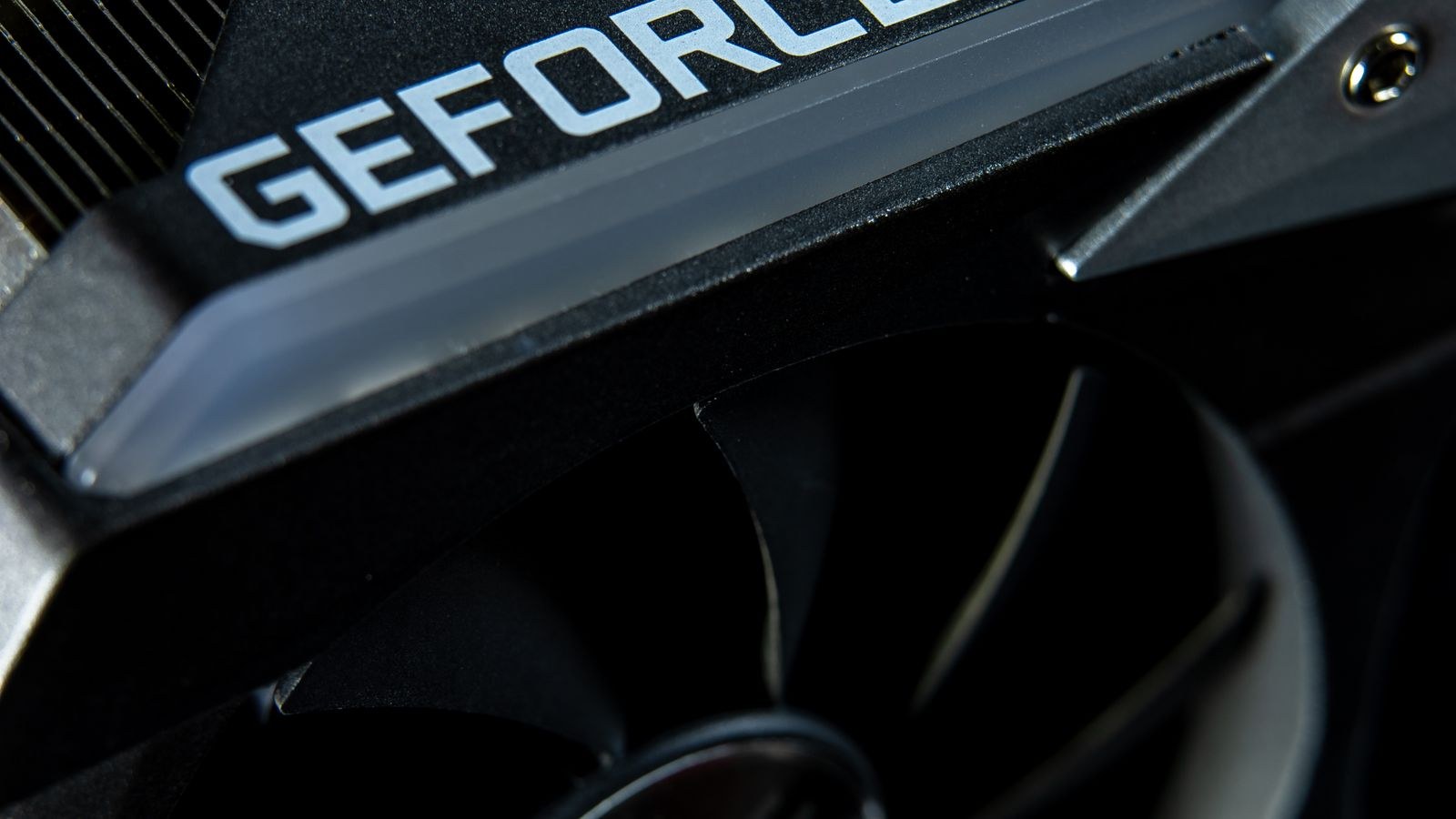 Graphics card installed and running a stability test in a PC