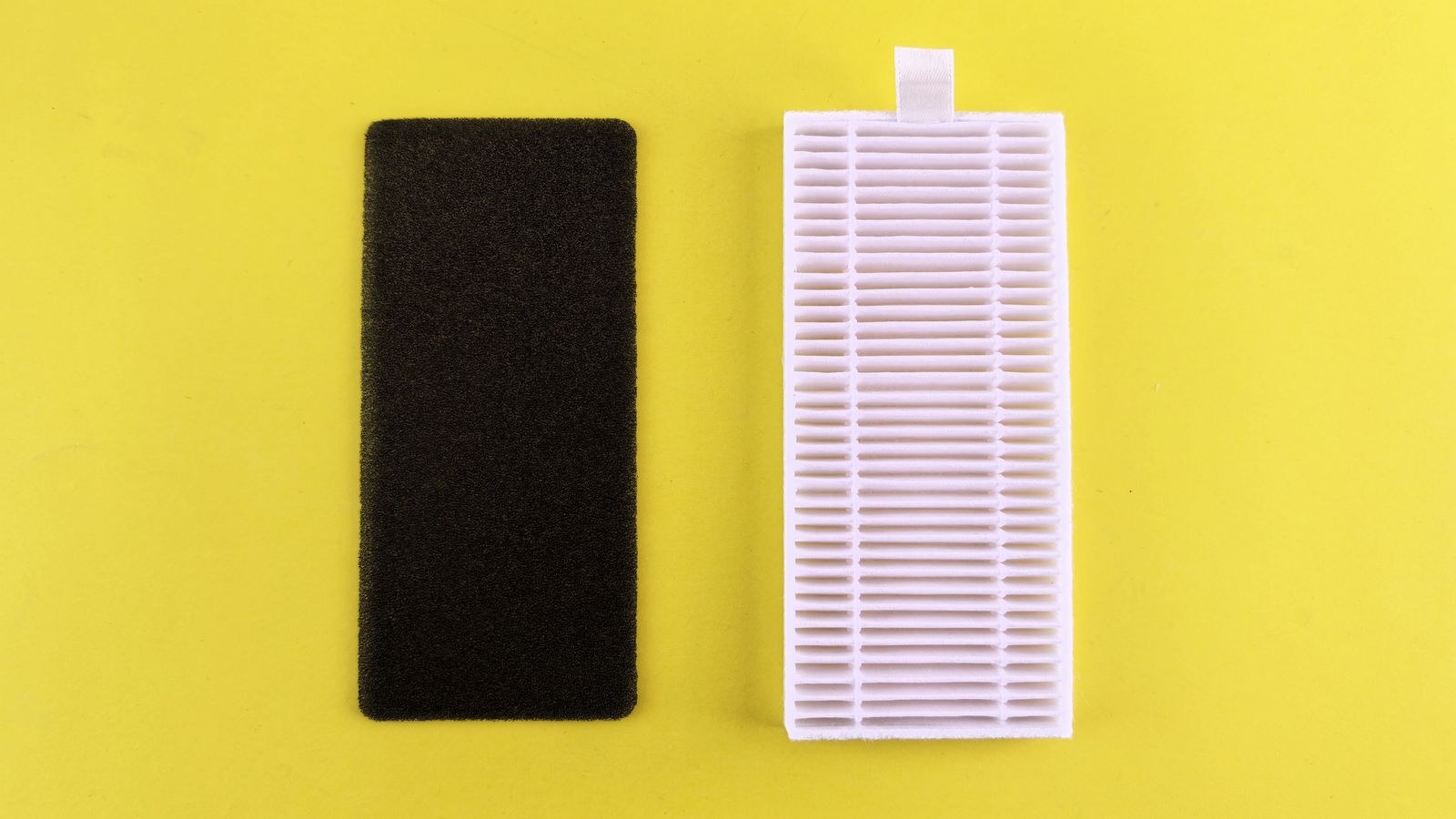 Foam and pleated air filters cleaned during mini split maintenance