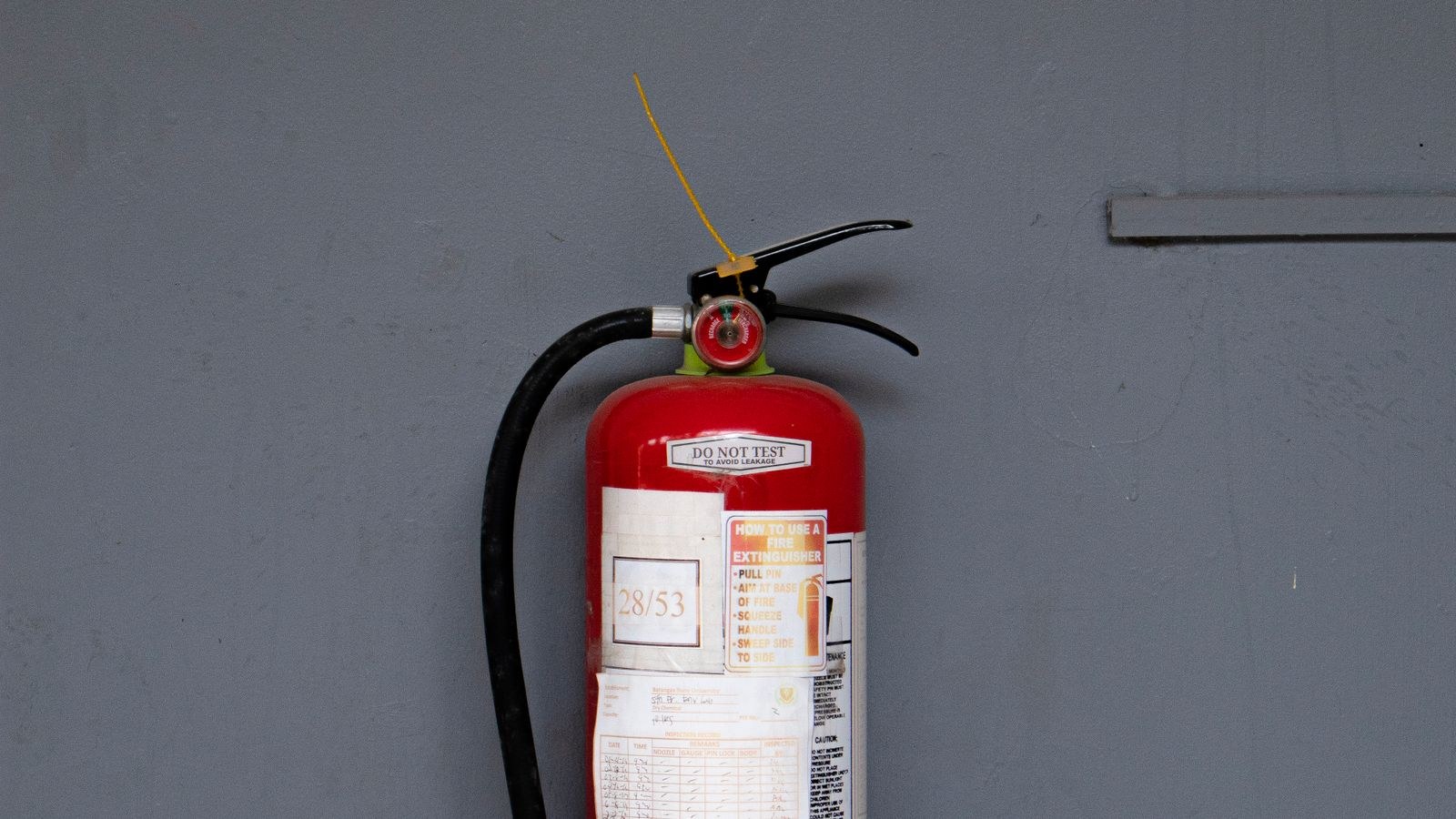 How to Inspect a Fire Extinguisher Every Month