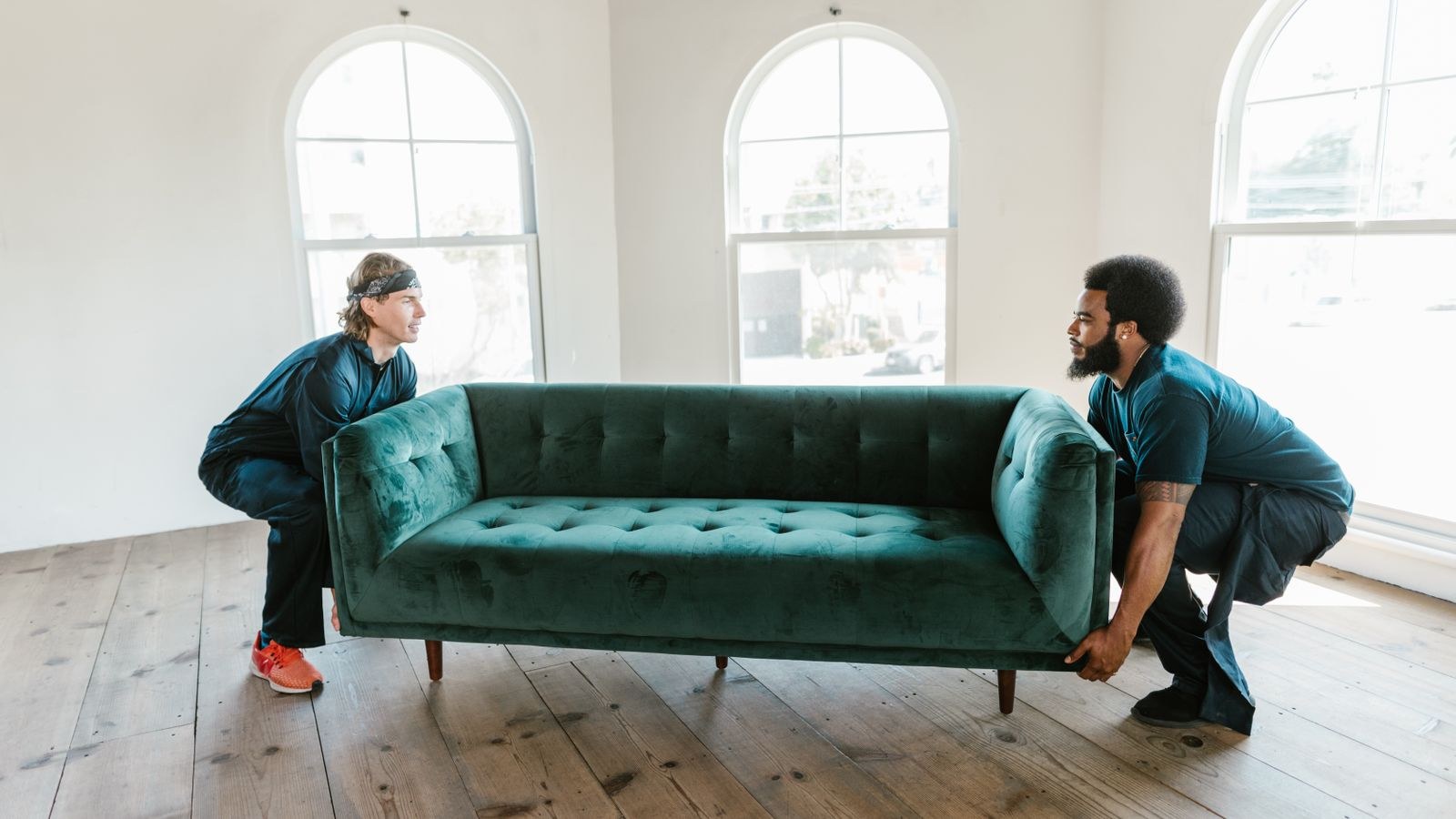 How to Get a Sofa Through a Narrow Door or Stairwell