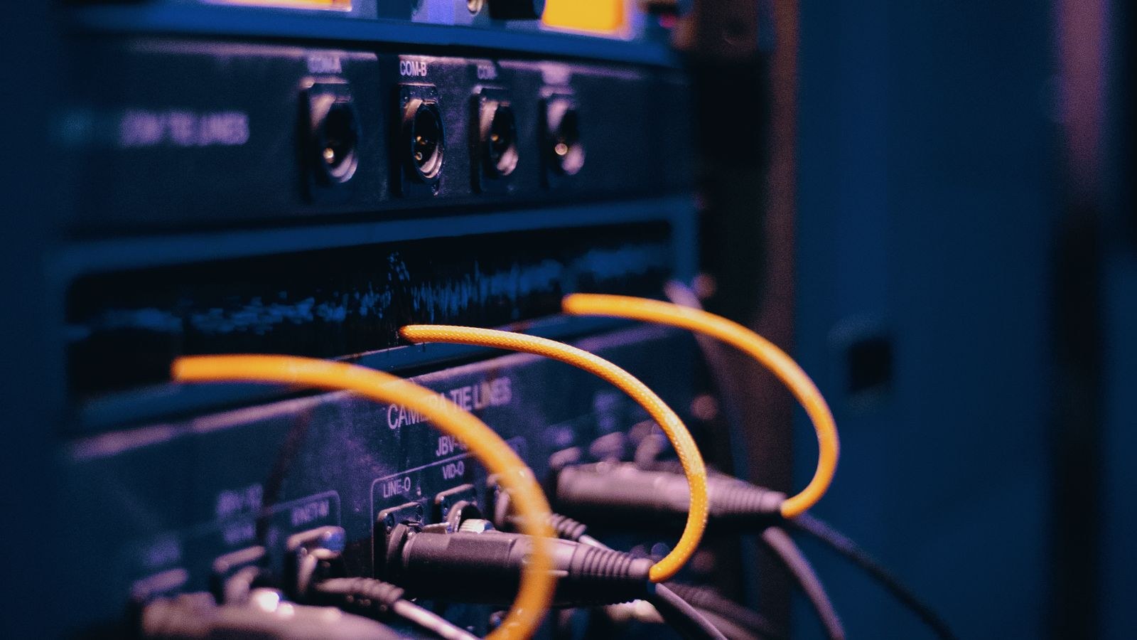 Network switch and cabling used to segment smart home devices onto a separate network
