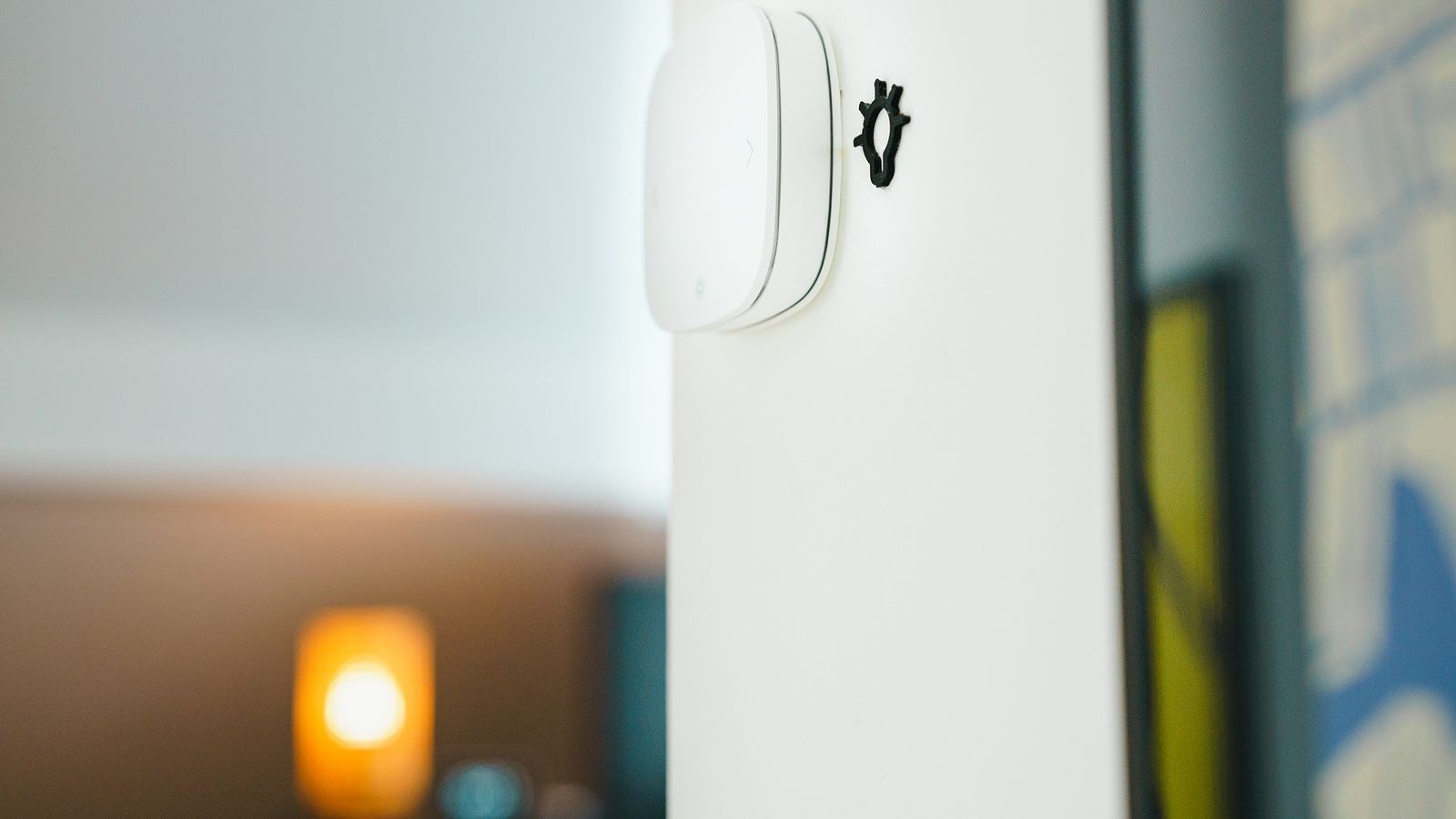 Wall mounted smart lighting keypad and dimmer control panel