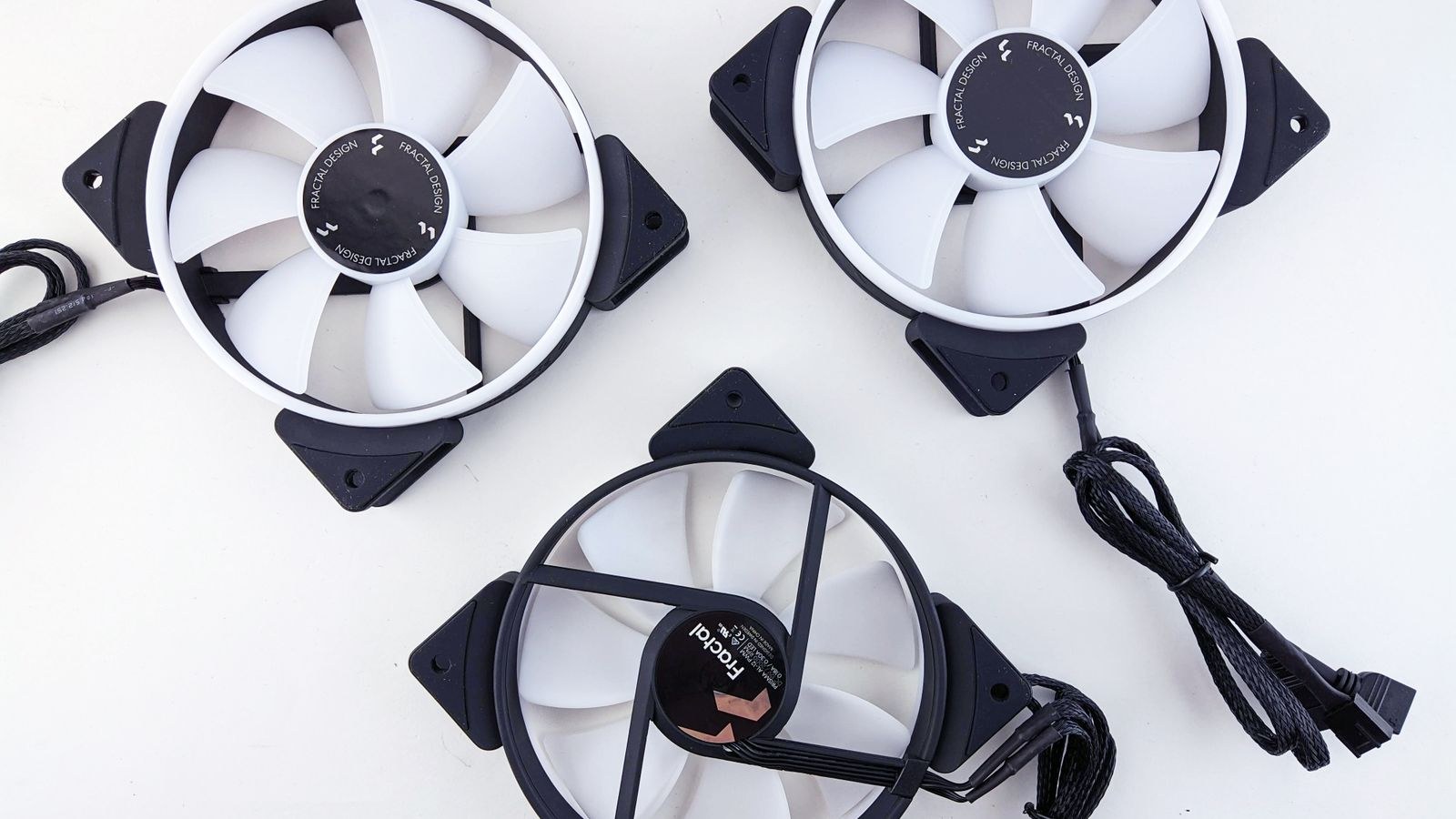 Set of case cooling fans used to improve airflow and lower CPU temperatures