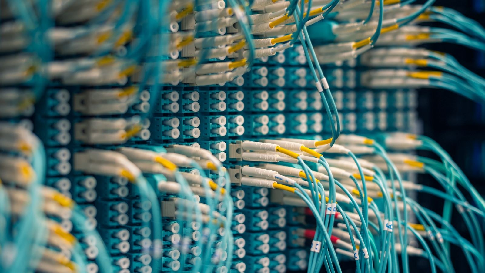 Ethernet cable being terminated for a Power over Ethernet access point run