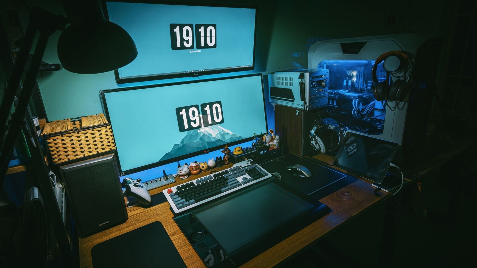 Bright LED monitor displaying vivid colors in a well-lit room