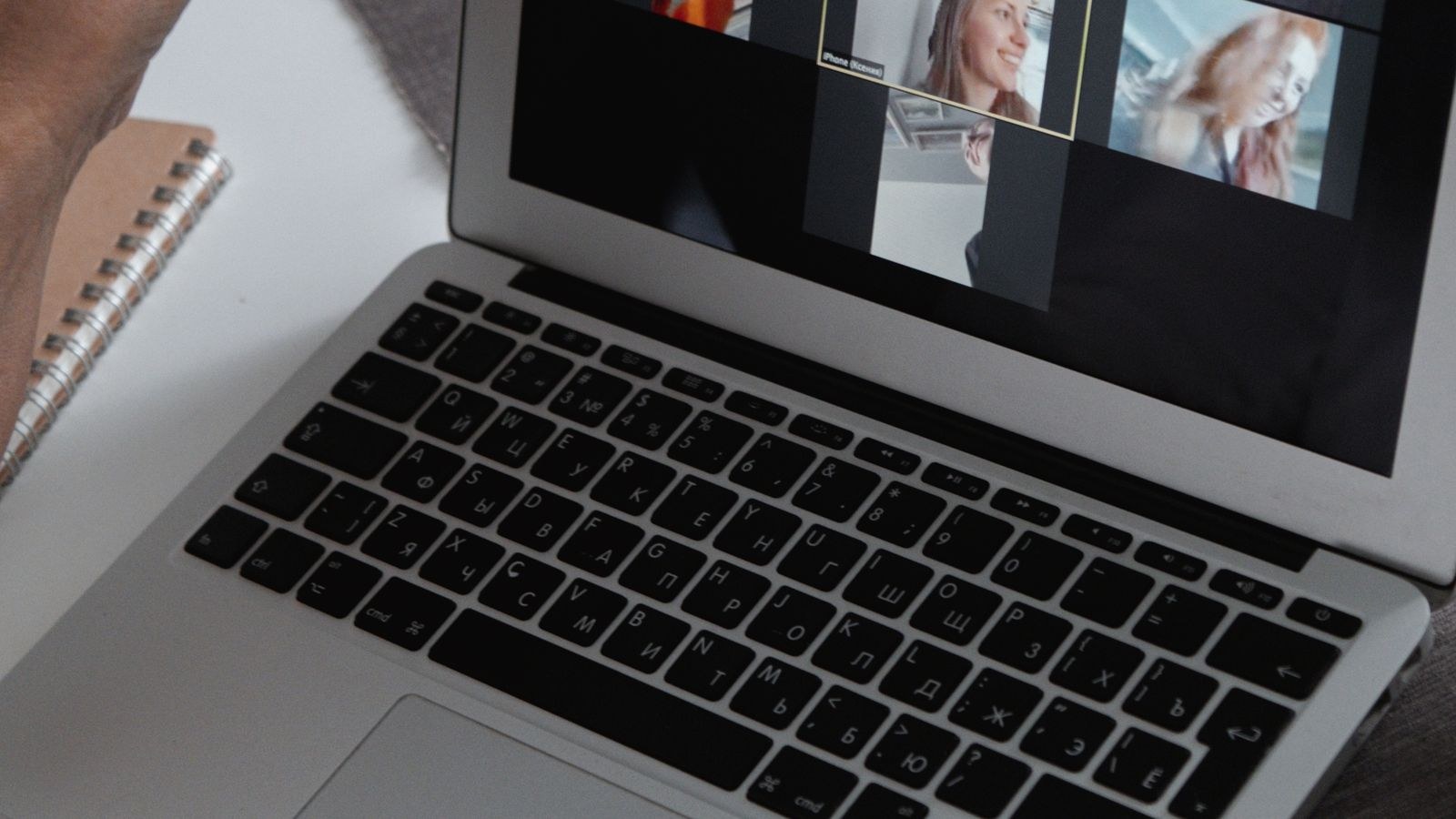 Video call on a laptop prioritized on a home Wi-Fi network