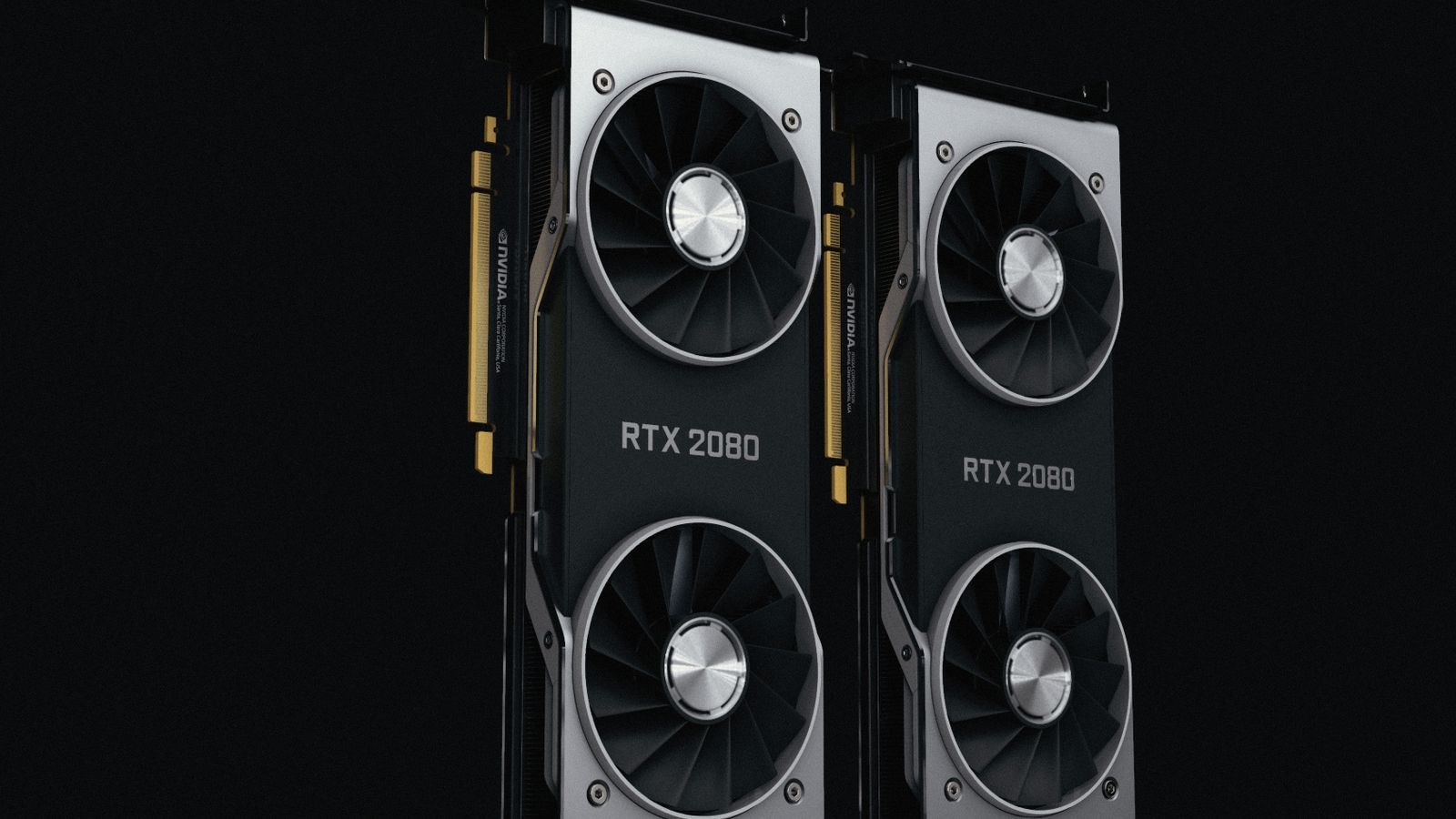 Close up of a high performance GPU cooler for gaming and upscaling