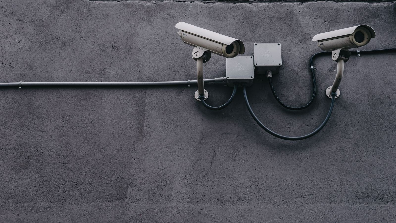 Ethernet cabling and network equipment used for PoE security camera installation