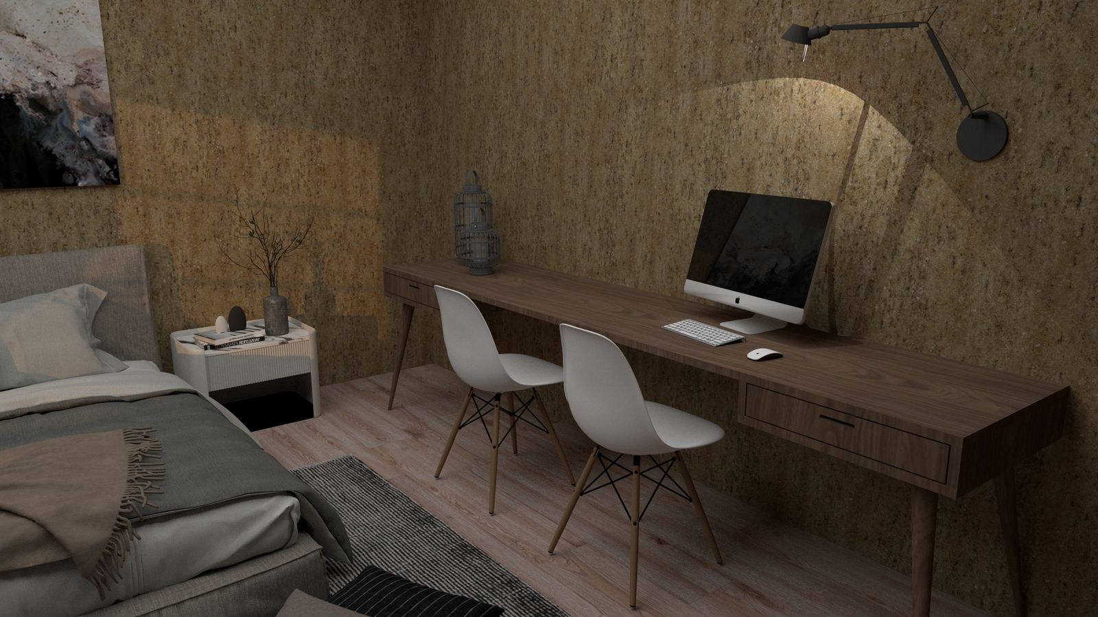 How to Set Up a Home Office in Your Bedroom