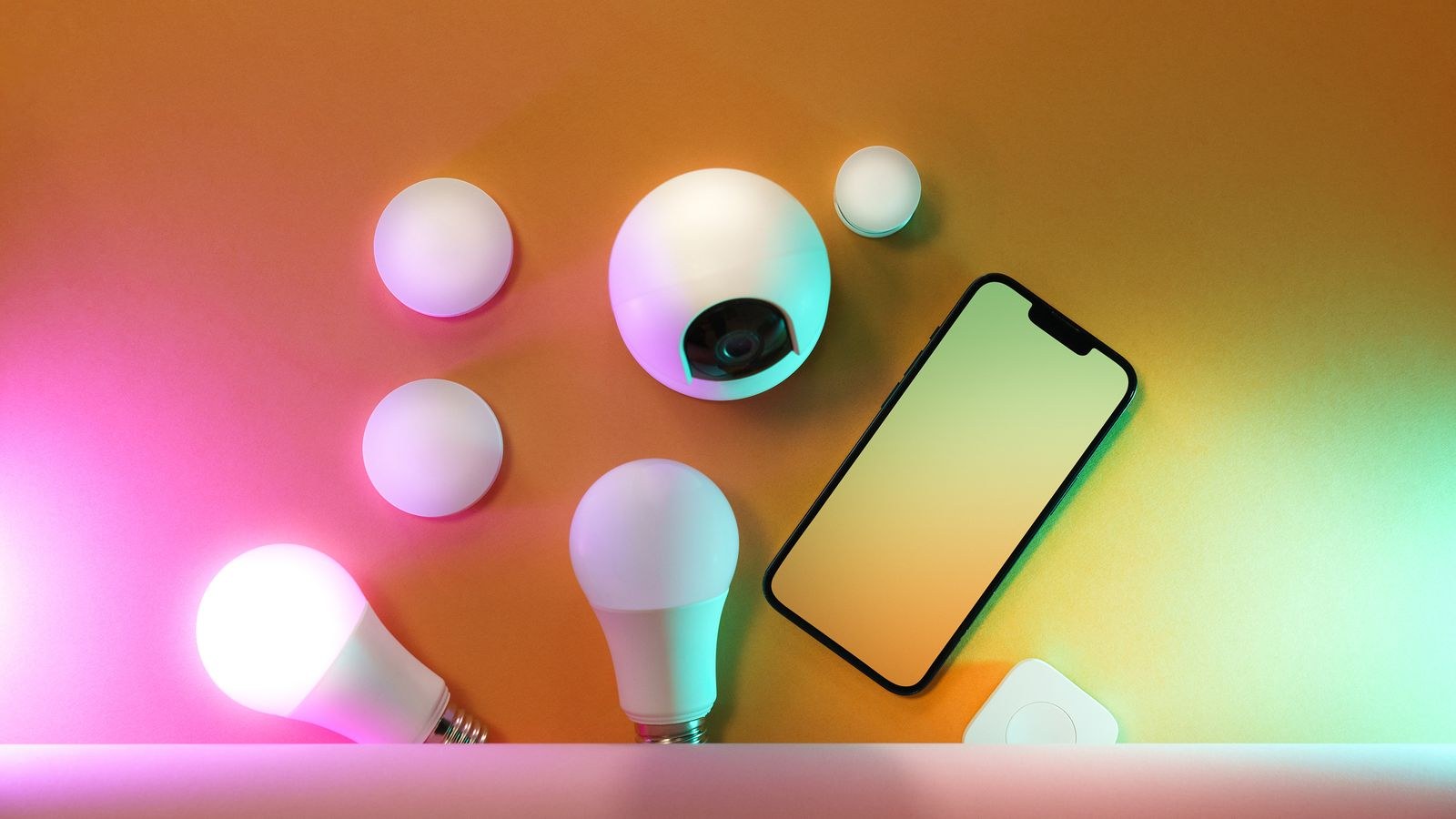 Budget smart home starter devices with smartphone control app