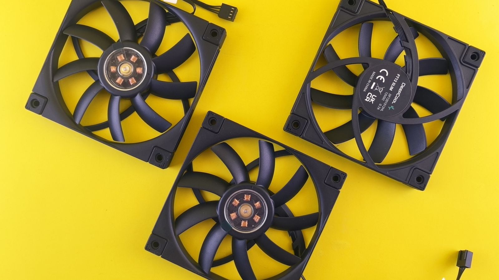Multiple case fans mounted for airflow inside a gaming computer