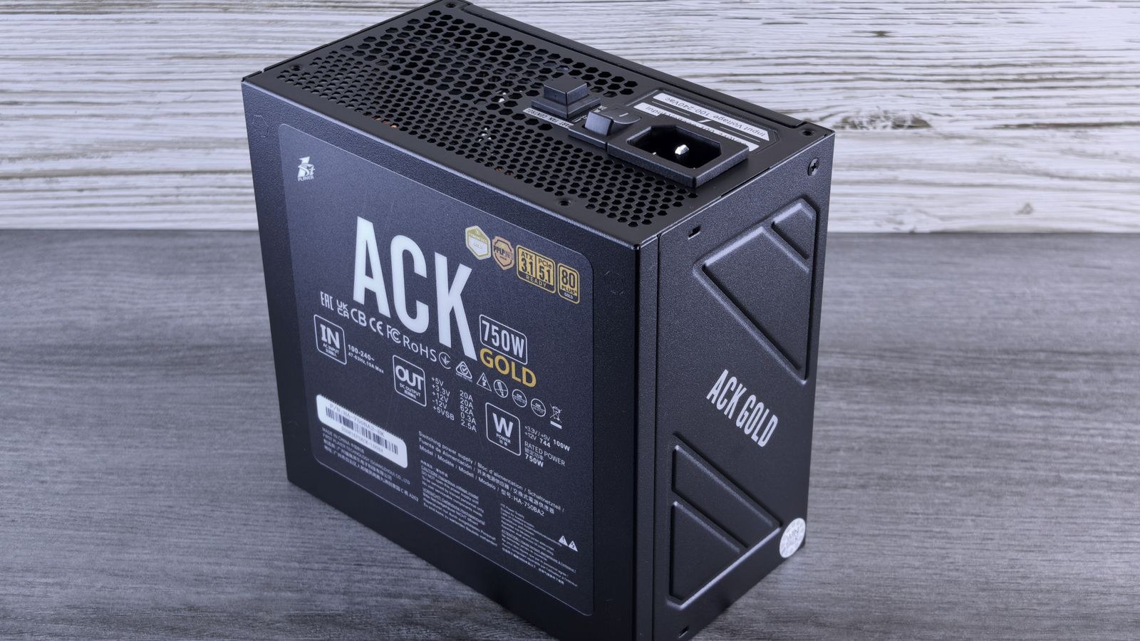 80 Plus Gold certified power supply unit used to test a failing PC PSU