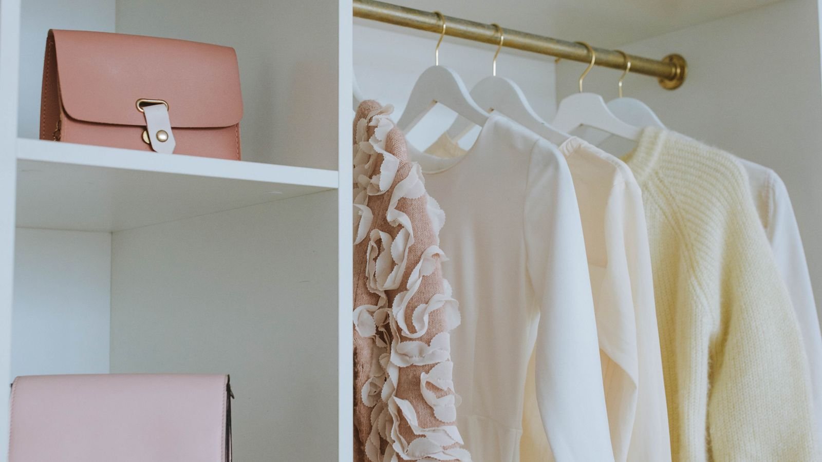 Folded seasonal clothing and bedding packed into storage containers