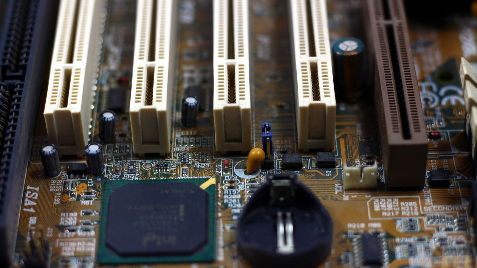 Desktop processor and motherboard ready for a CPU upgrade